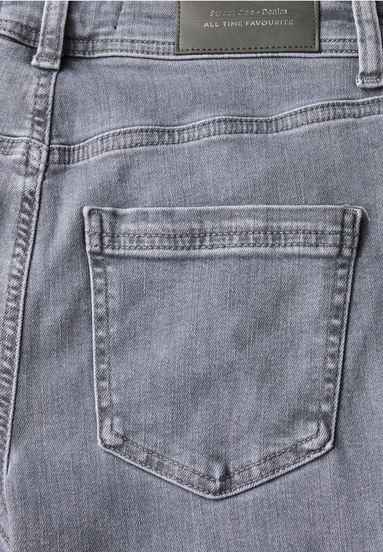 Bootcut Jeans light steel grey washed