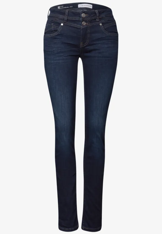 Casual Fit Jeans deep indigo washed