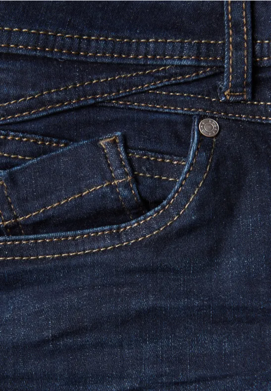 Casual Fit Jeans deep indigo washed
