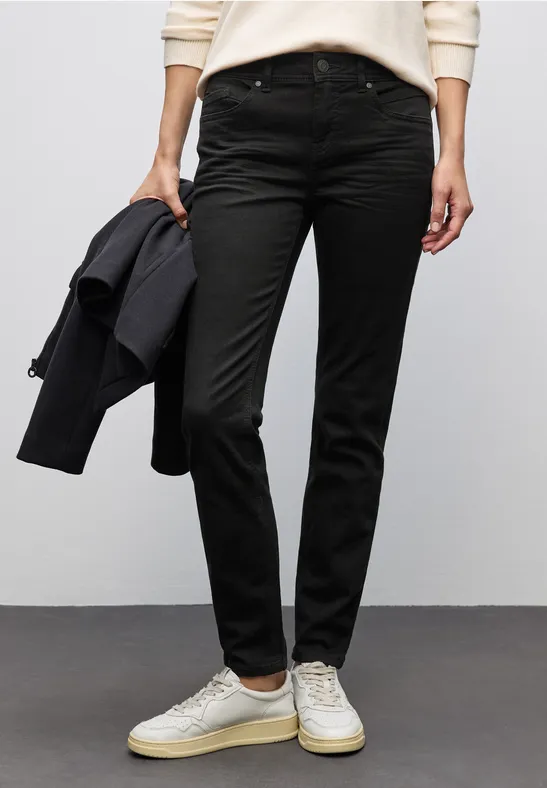Casual Fit Jeans black clean washed