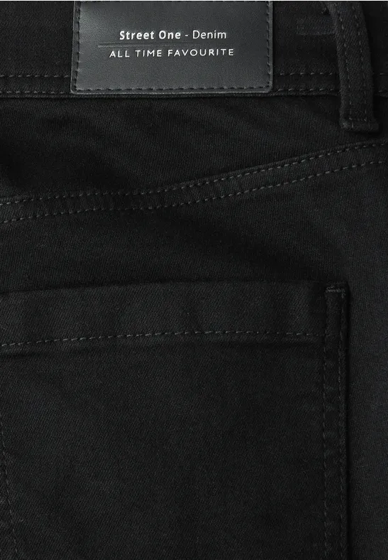Casual Fit Jeans black clean washed