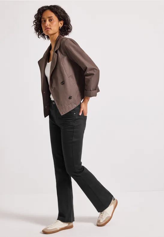 Bootcut Jeans black clean washed