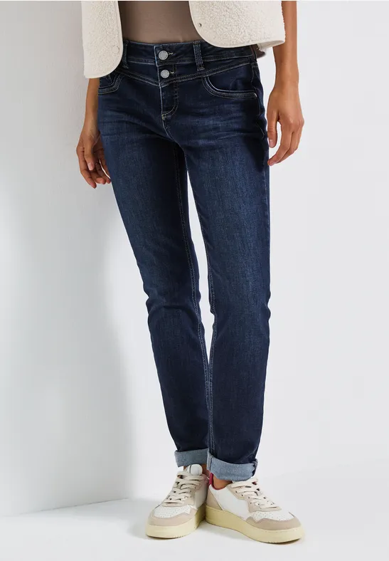 Casual Fit Jeans deep indigo soft washed
