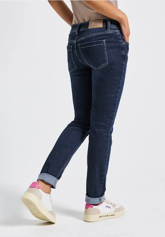 Casual Fit Jeans deep indigo soft washed