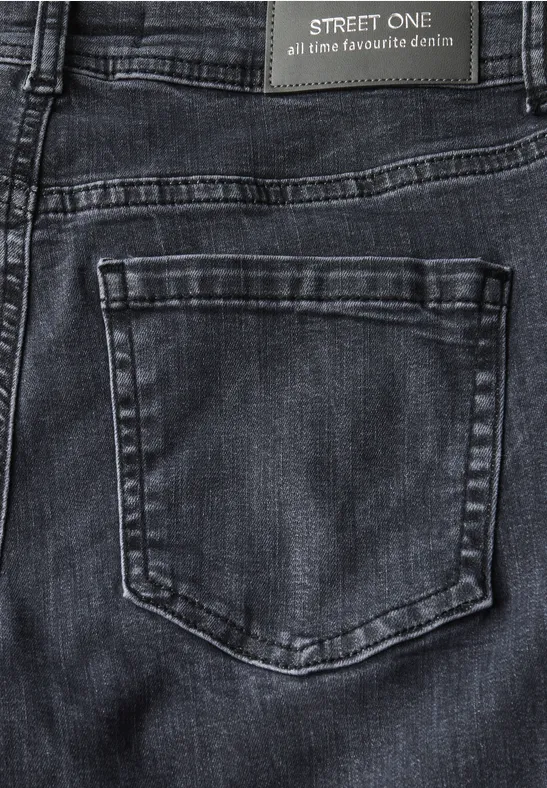 Casual Fit Jeans dark steel grey washed