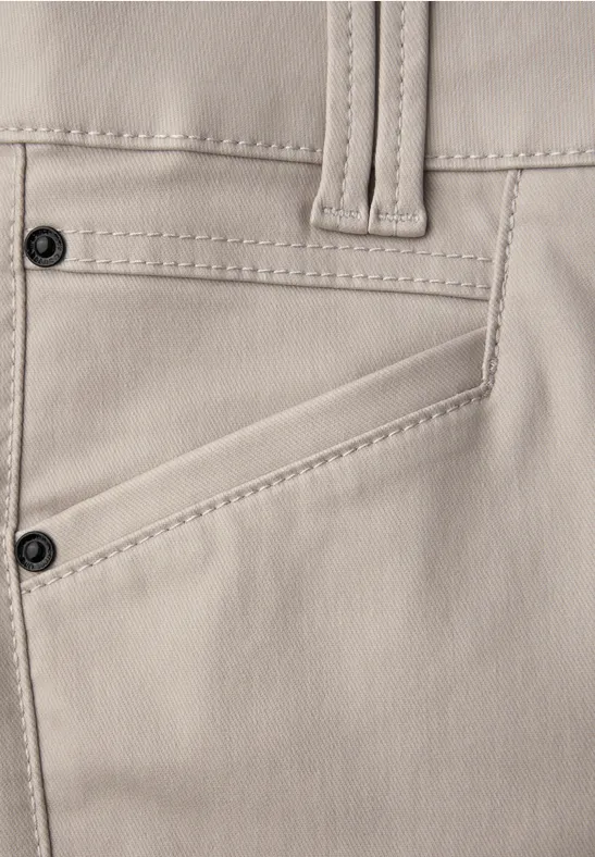 Slim Fit Coated Hose dark moonstone sand