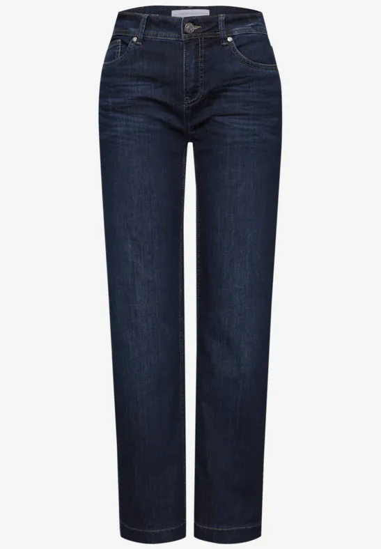 Straight Legs jeans deep indigo washed