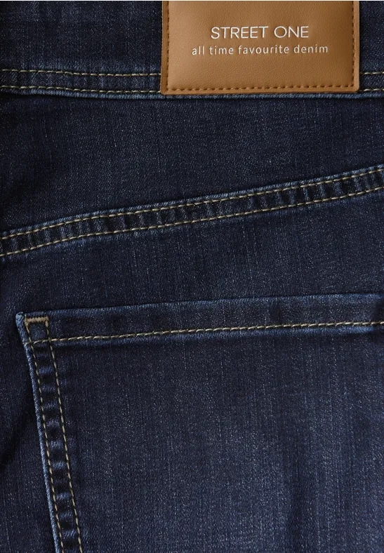 Straight Legs jeans deep indigo washed