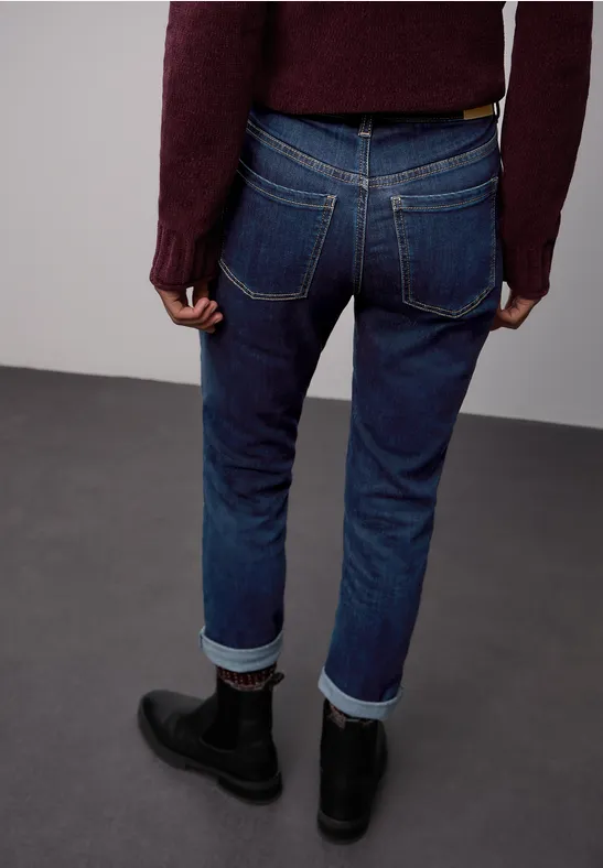 Jeans im Loose Fit dark indigo soft washed