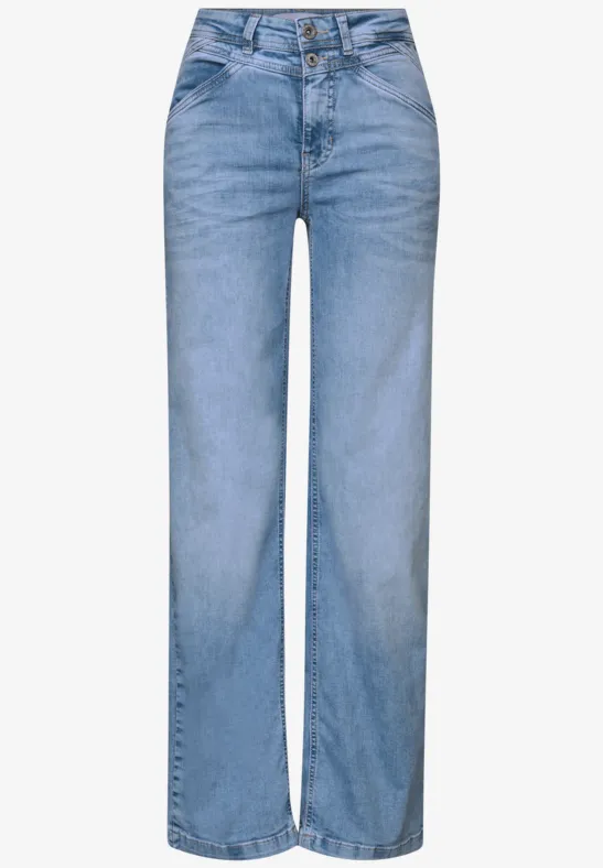 Wide Leg Jeans Light blue washed