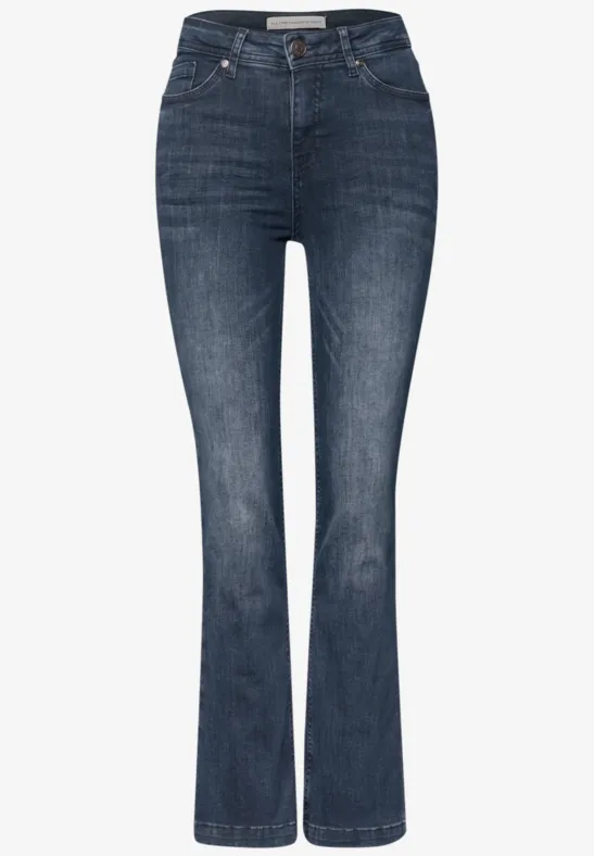 Bootcut Jeans blue black random washed