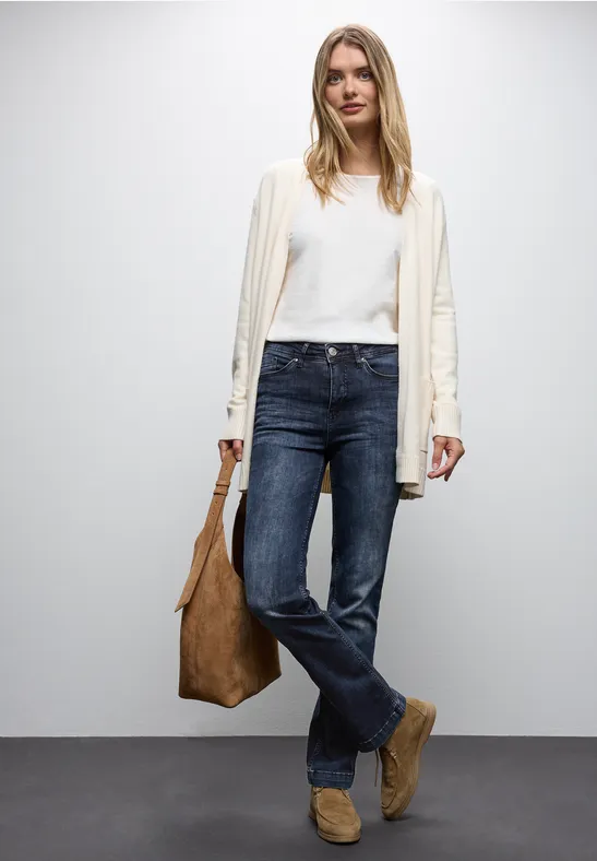 Bootcut Jeans blue black random washed