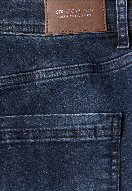 Bootcut Jeans blue black random washed
