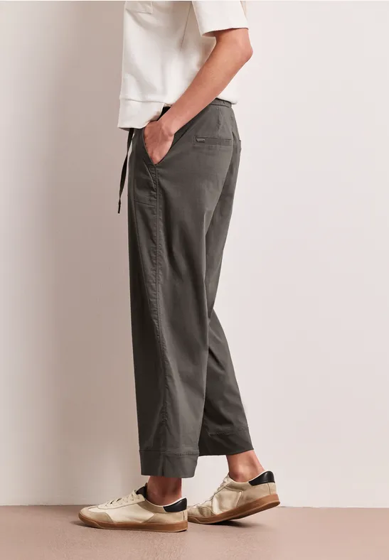 Pantalon Casual Fit avec turn-up nomad brown