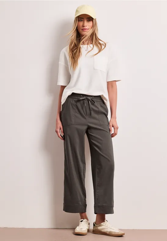 Pantalon Casual Fit avec turn-up nomad brown