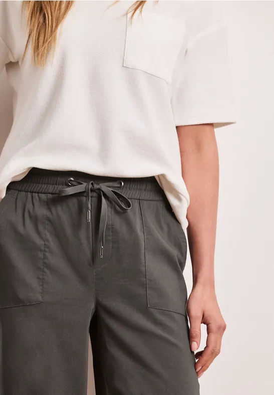 Pantalon Casual Fit avec turn-up nomad brown