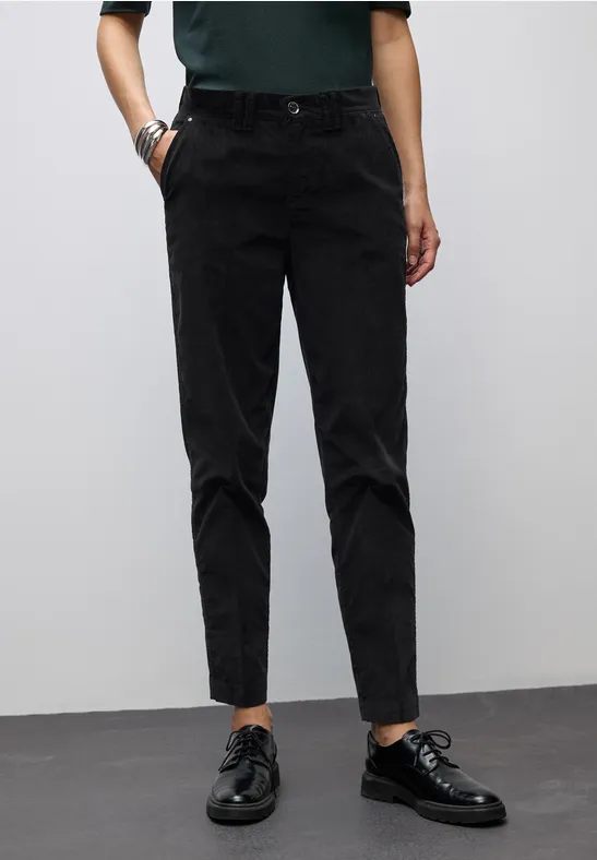 Softe Velvet Chino Black