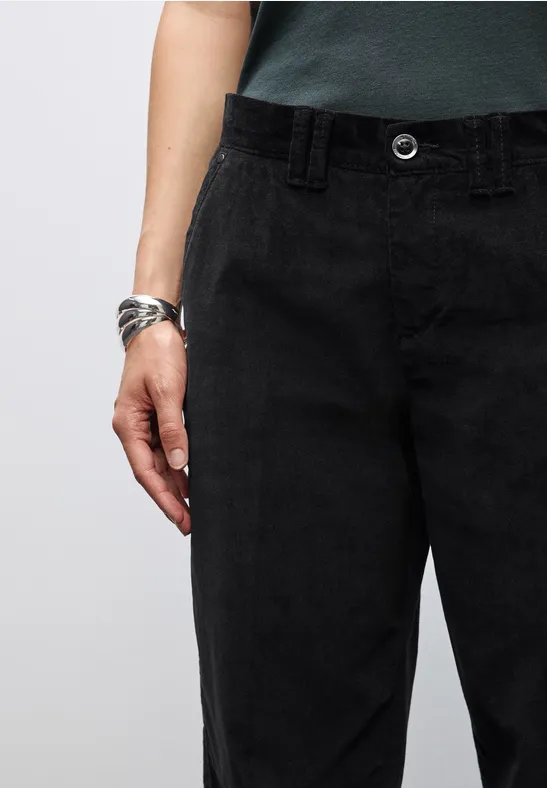 Softe Velvet Chino Black