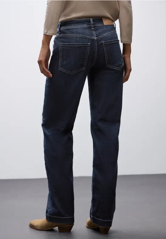 Straight Legs jeans deep indigo washed