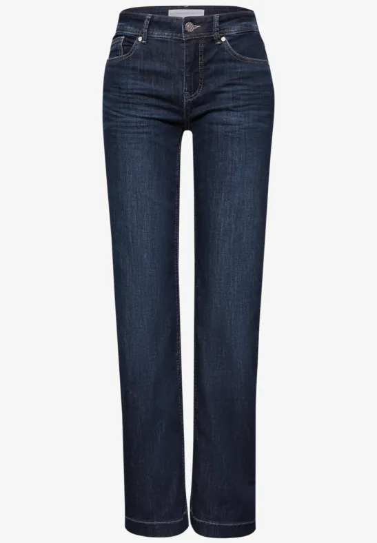 Straight Legs jeans deep indigo washed