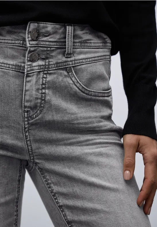Slim Fit jeans mid grey washed