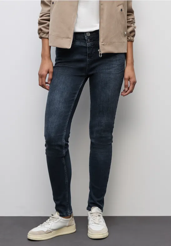 Slim Fit Jeans blue black washed