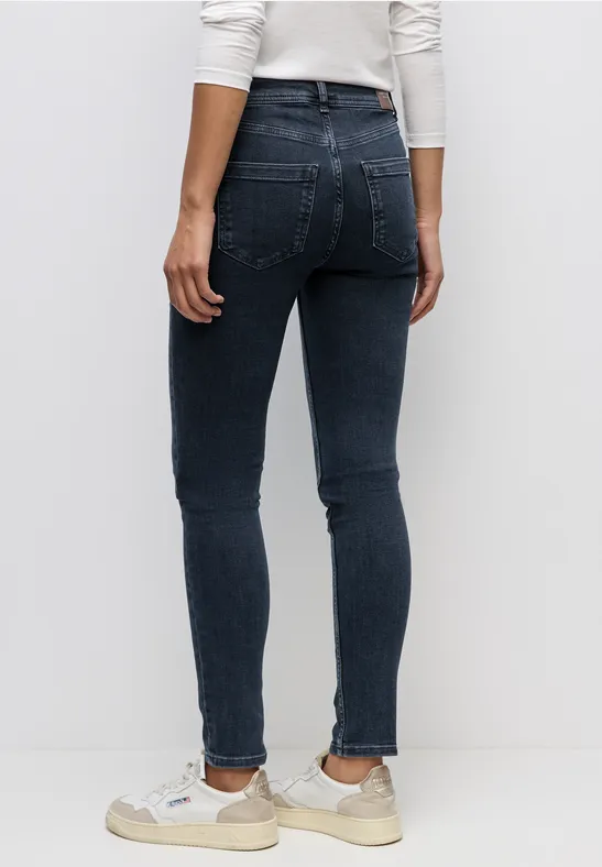 Slim Fit Jeans blue black washed