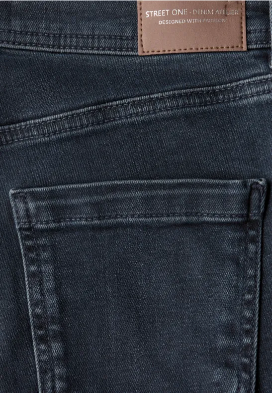 Slim Fit Jeans blue black washed