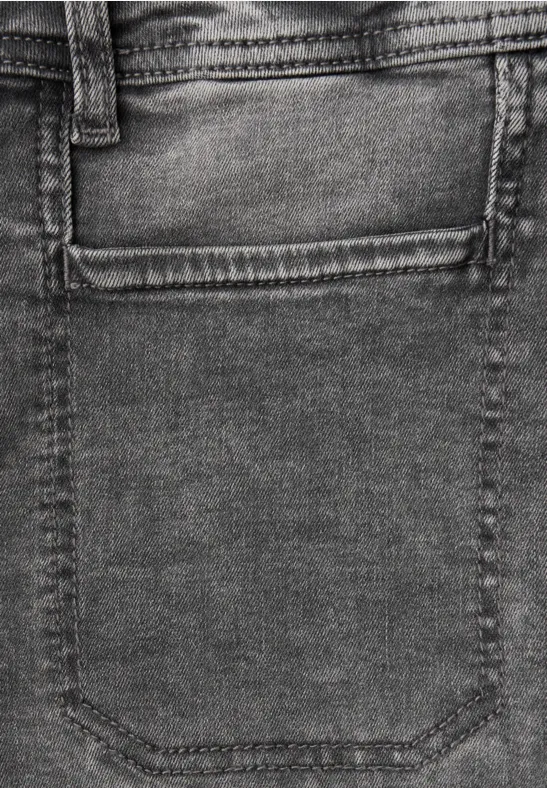 Wide Leg Jeans mid grey washed