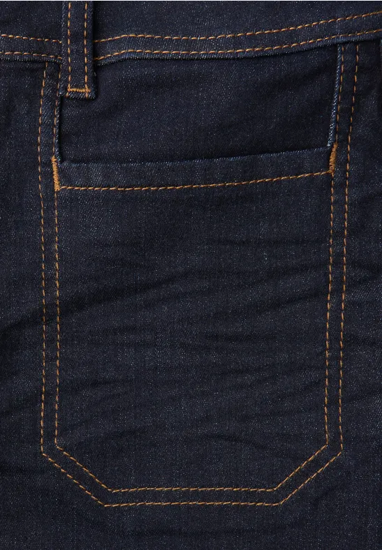 Rinsed Wide Leg Jeans rinsed wash