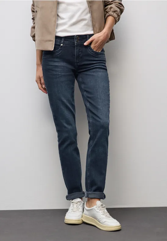 Casual Fit Jeans blue black washed