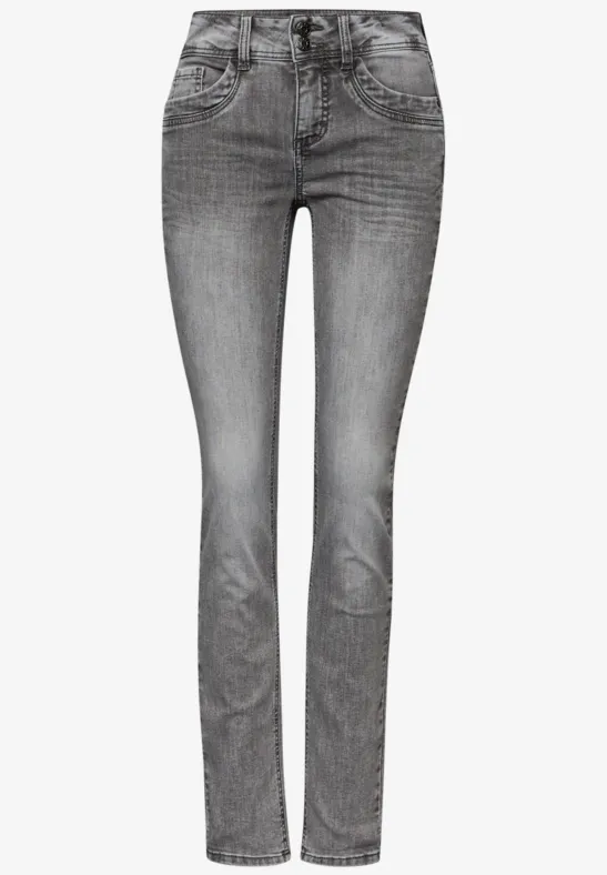 Casual Fit Jeans mid grey washed