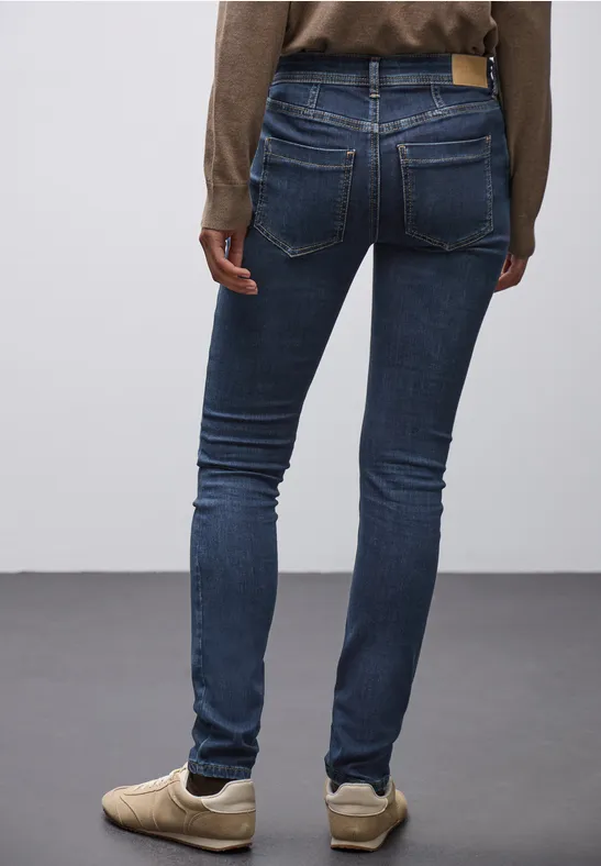 Slim Fit Jeans dark indigo soft washed