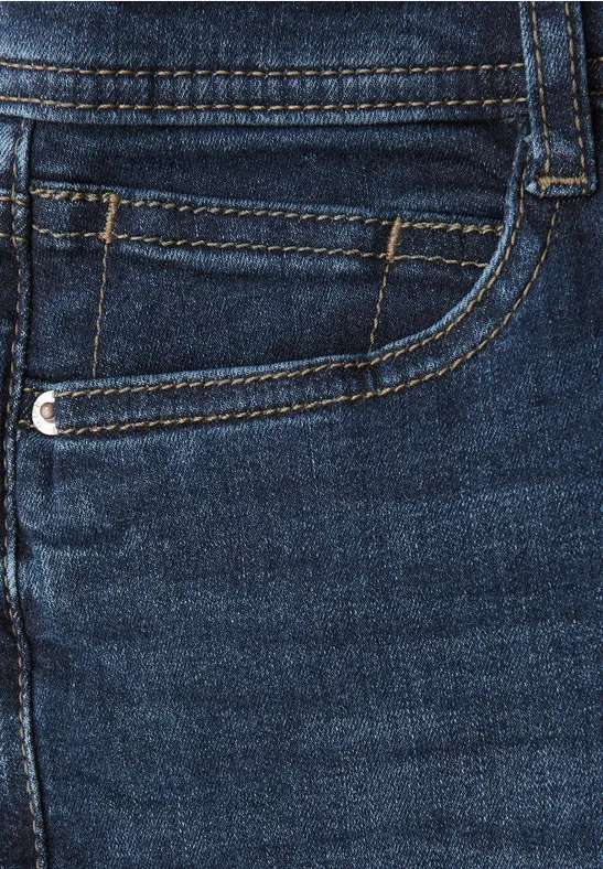 Casual Fit Jeans dark blue soft wash
