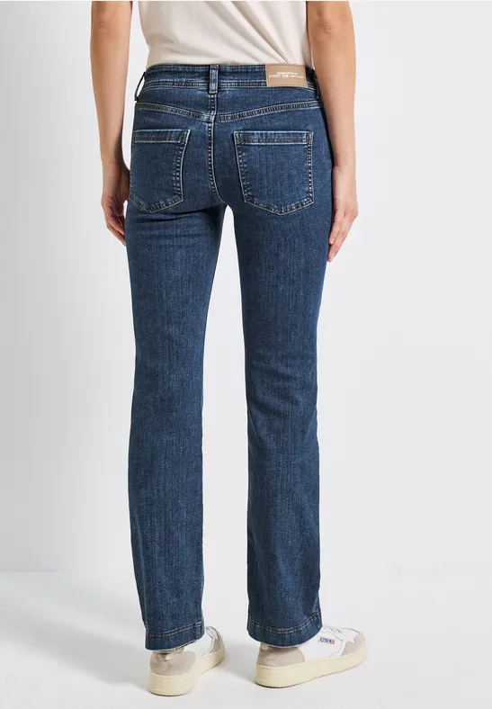 Bootcut Jeans Soft mid blue washed