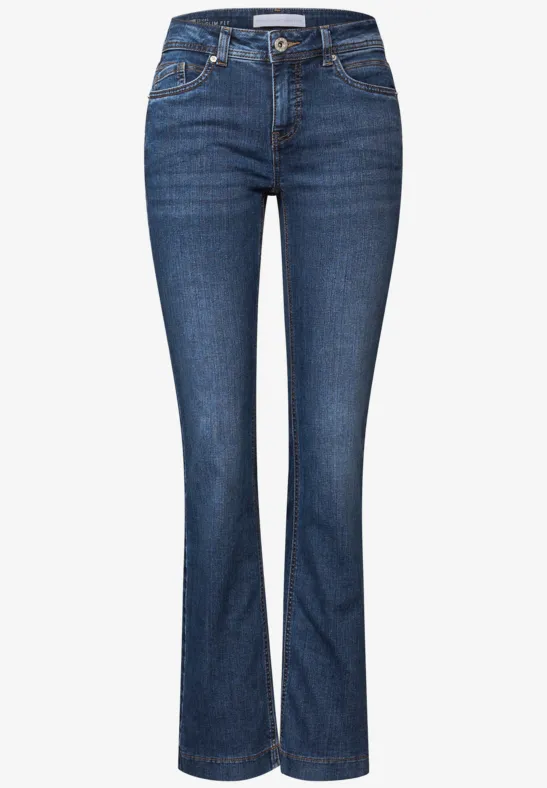 Bootcut Jeans Soft mid blue washed