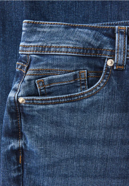 Bootcut Jeans Soft mid blue washed