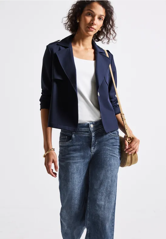Wide Leg Jeans indigo heavy washed