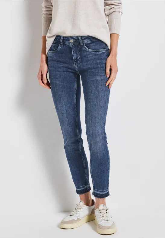 Jeans avec détails scintillants authentic blue washed