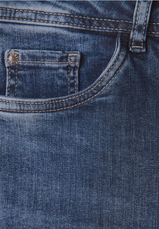 Jeans avec détails scintillants authentic blue washed