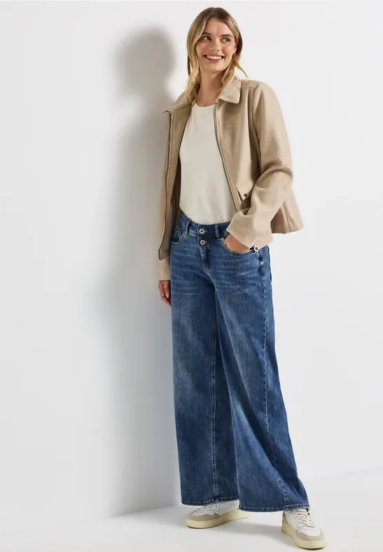 Wide Leg Jeans soft blue