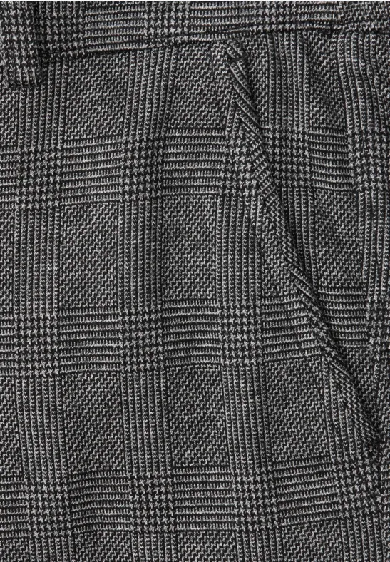Casual Fit Jacquard Chino Black