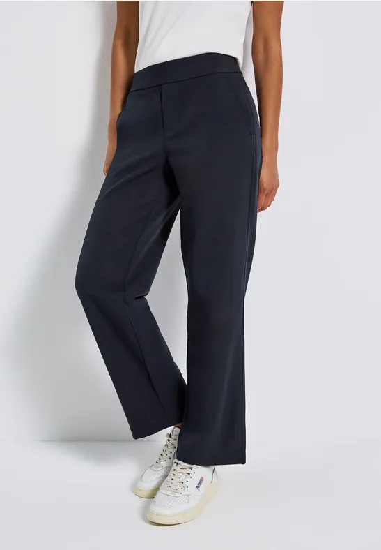 Straight Leg Twill Hose deep blue