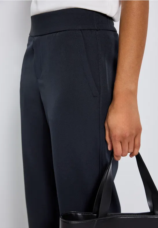 Straight Leg Twill Hose deep blue