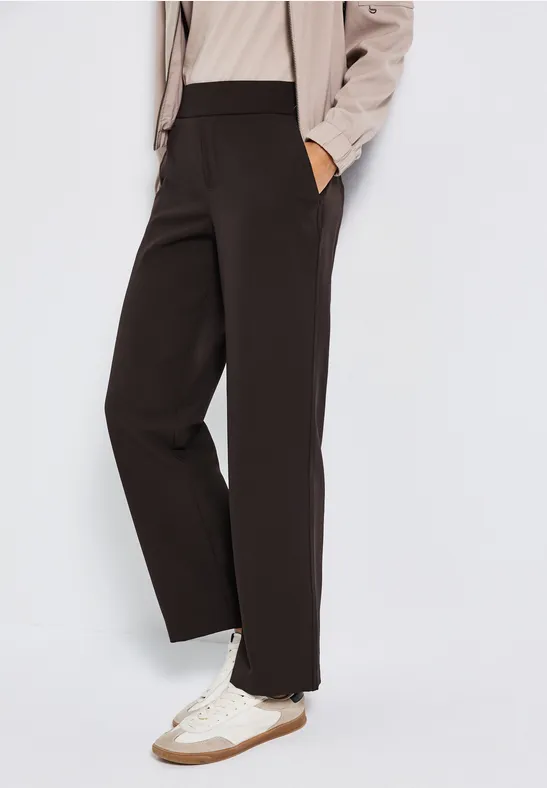Straight Leg Twill Hose deep roast brown