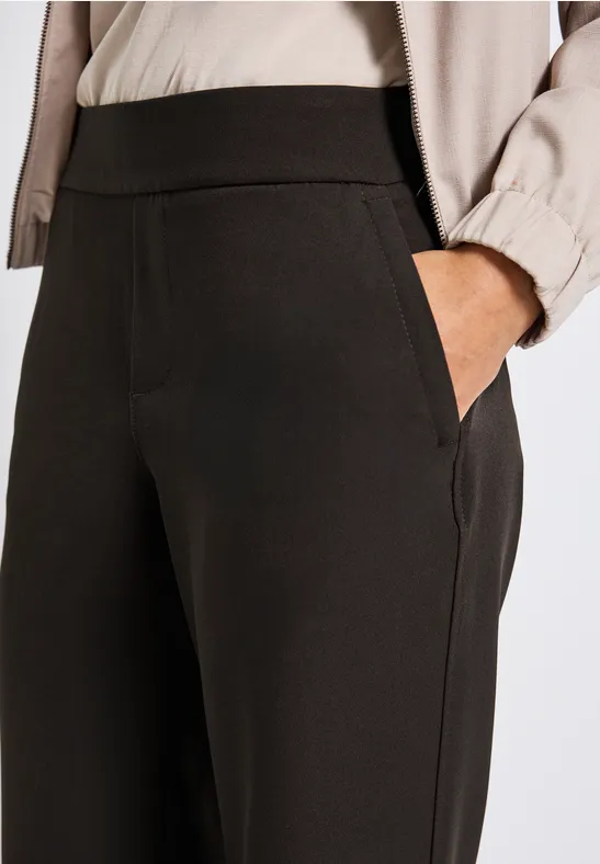 Straight Leg Twill Hose deep roast brown