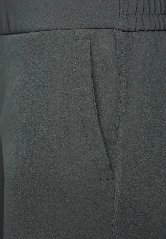 Wide Leg Twill Hose balsam green