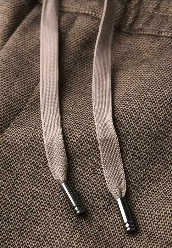Pantalon à rayures bark brown