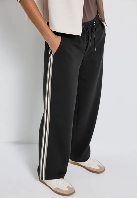 Hose mit Gallonstreifen Black
