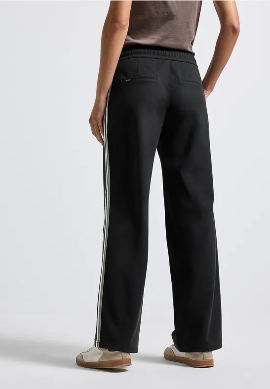 Hose mit Gallonstreifen Black